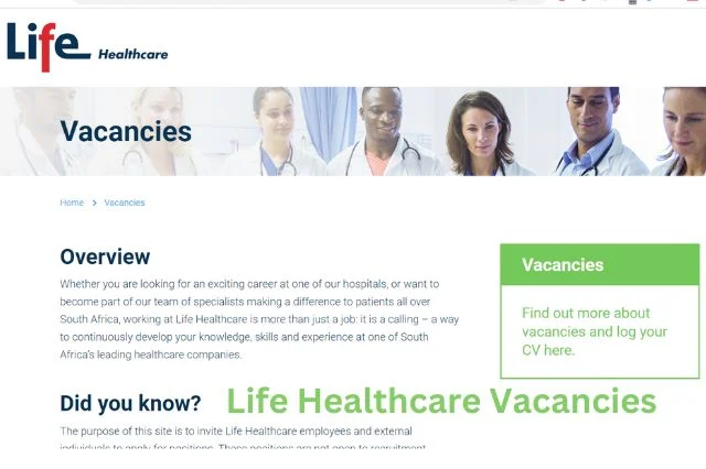 How to Apply for Life Healthcare Vacancies