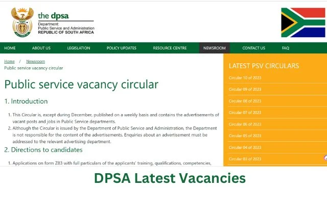 How to Apply for South African Government Public Service Vacancies