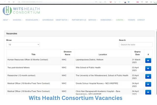How to Apply for a Job at Wits Health Consortium: A Step-by-Step Guide