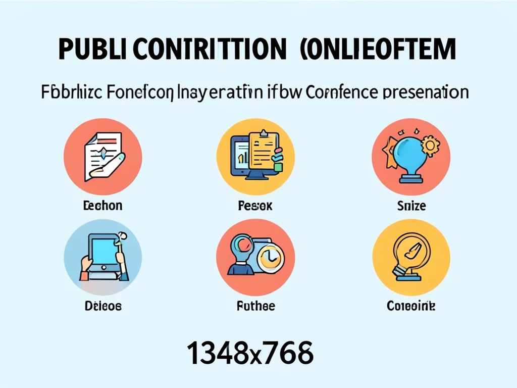 Visual representation of public contributions like papers, talks, and blog posts.