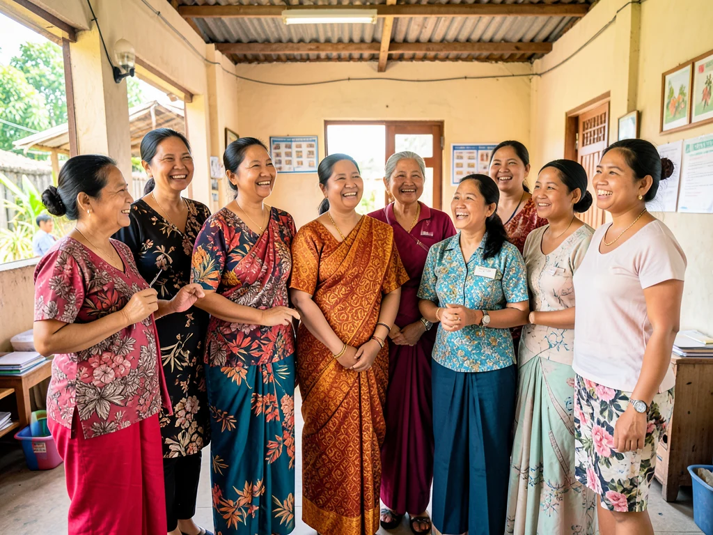 Empowered Cambodian women benefiting from leadership development programs.