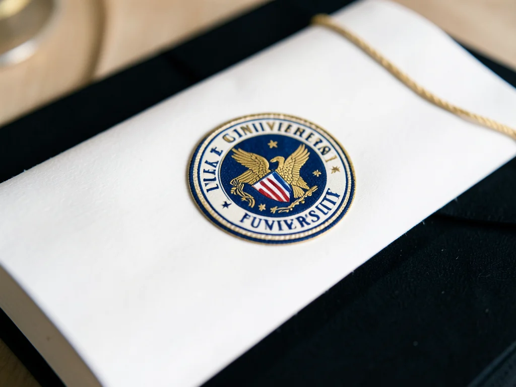 PhD diploma from Tulane University.