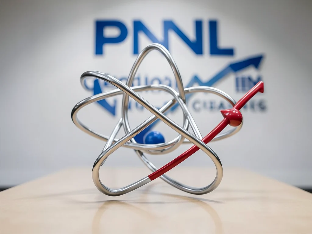 Symbolic representation of scientific discovery and achievement.