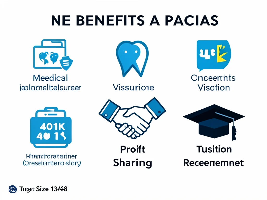 Infographic showcasing UniFirst's employee benefits package.
