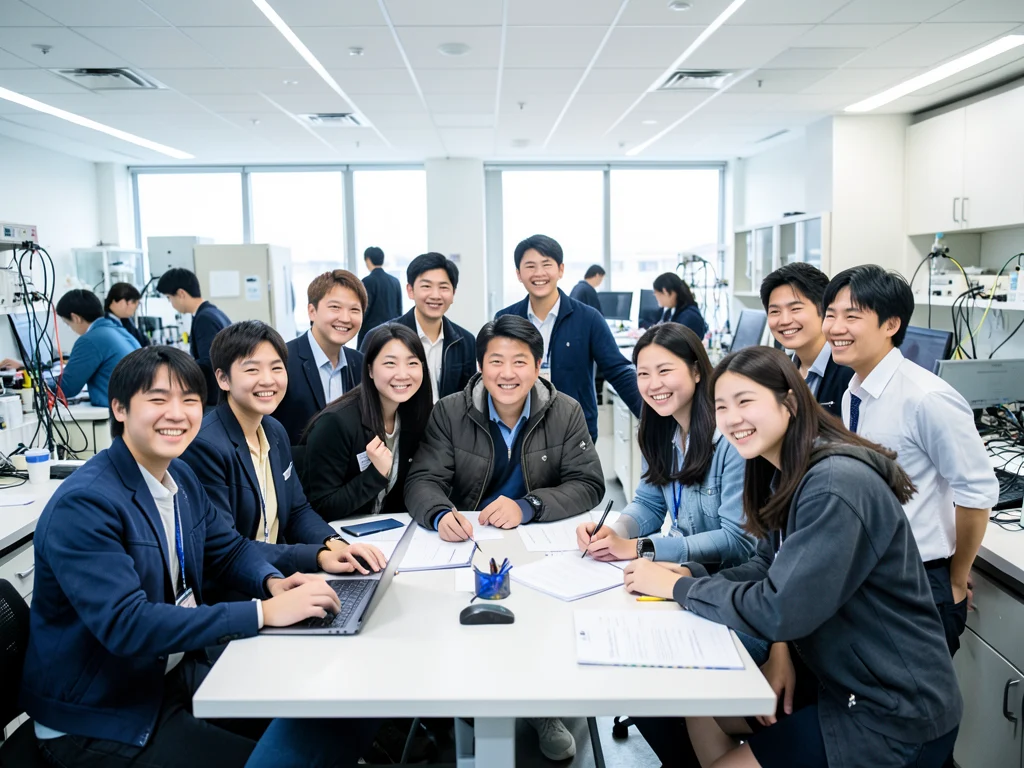 International students engaged in research and collaboration at KAIST.