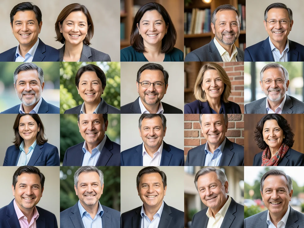 Diverse professionals from the arts and cultural sector.
