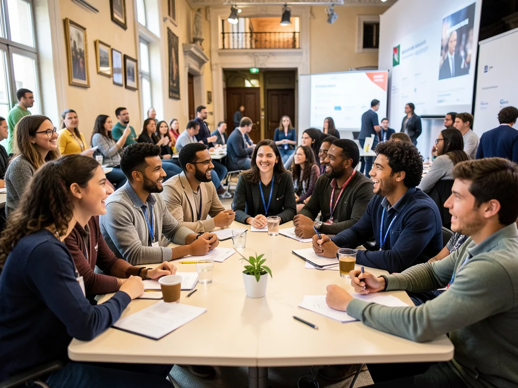 Young leaders from around the world collaborating at the Nexus Youth Exchange 2026.