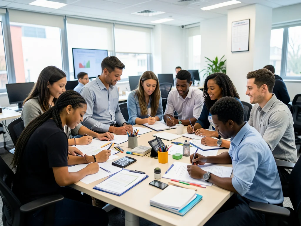 Young South Africans participating in the YES Programme, gaining workplace experience.