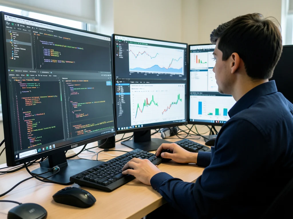 An IT intern working with software development tools and data visualization.