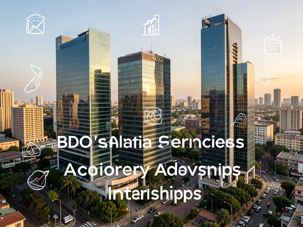 Johannesburg skyline, representing the location for BDO's Financial Services Advisory Internships.