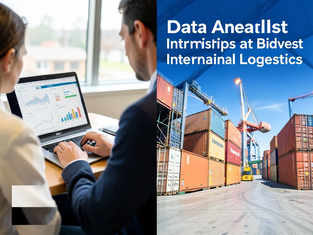 Data analysis in a logistics context.