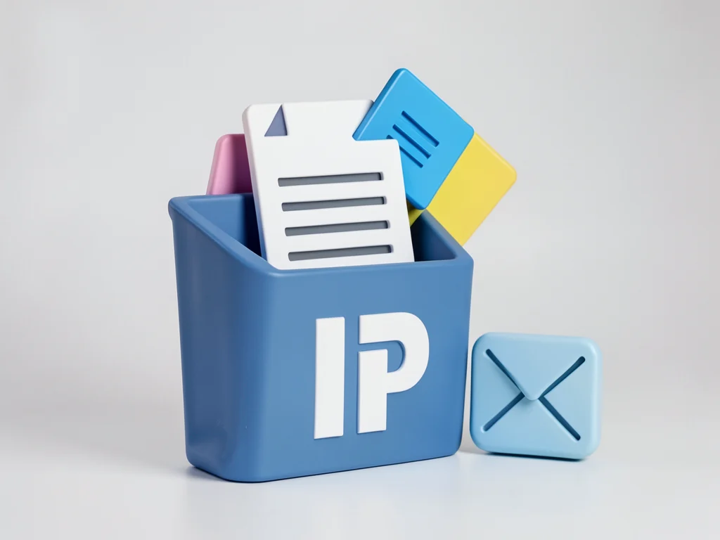 Illustration of a ZIP file containing a research proposal and resume, ready for submission via email.