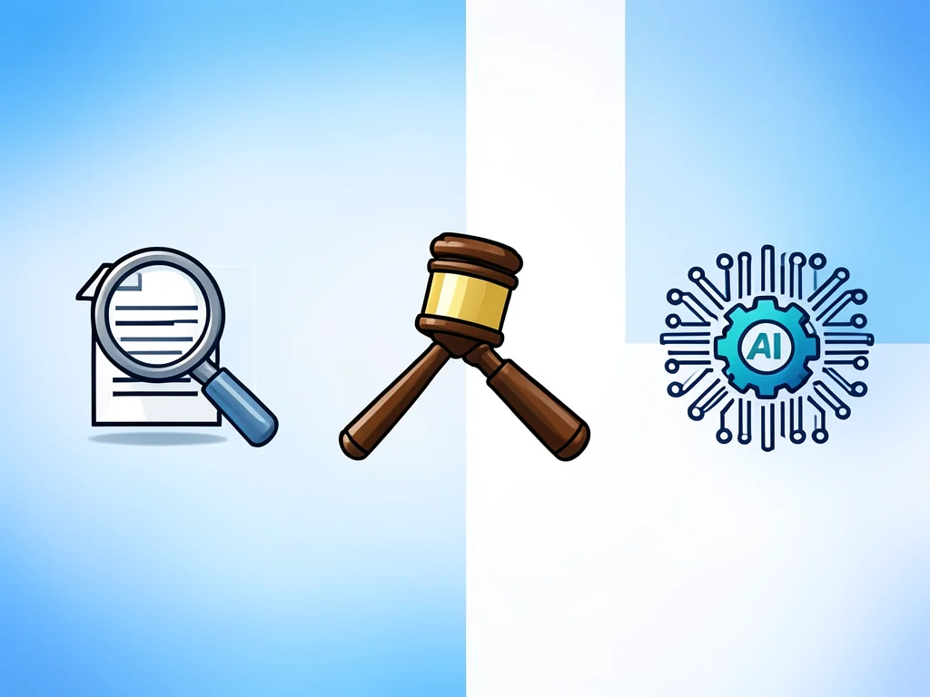Icons representing the three project categories: research, policy, and AI tools.