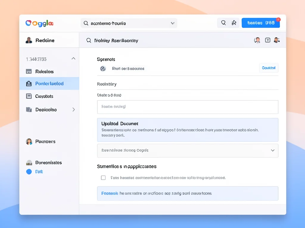 An online recruitment portal interface, illustrating the digital submission process for the fellowship.