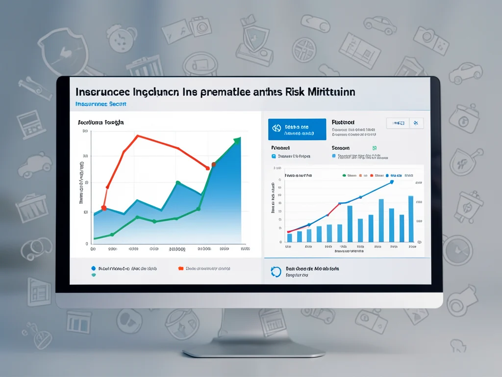 Data analysis transforming raw data into actionable insights for risk mitigation in insurance.