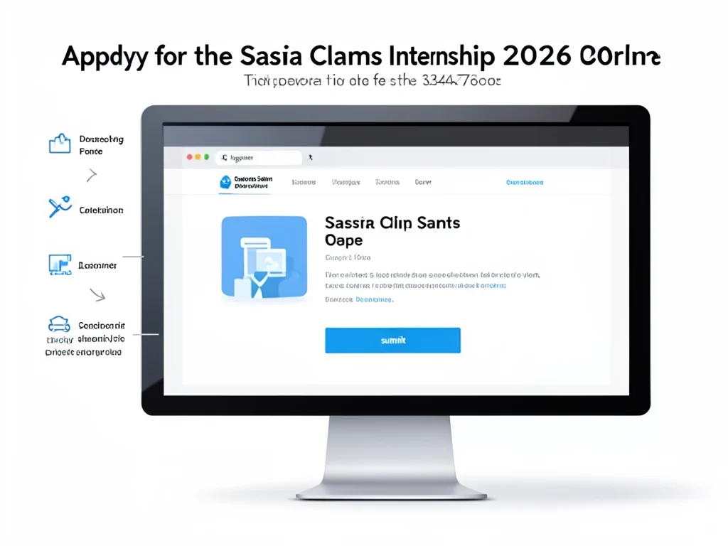 Visual guide to applying online for the Sasria Claims Internship 2026.