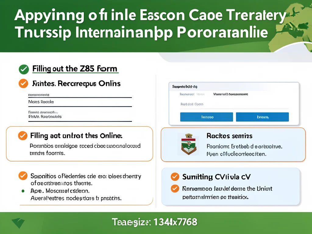 Application process for the internship program.