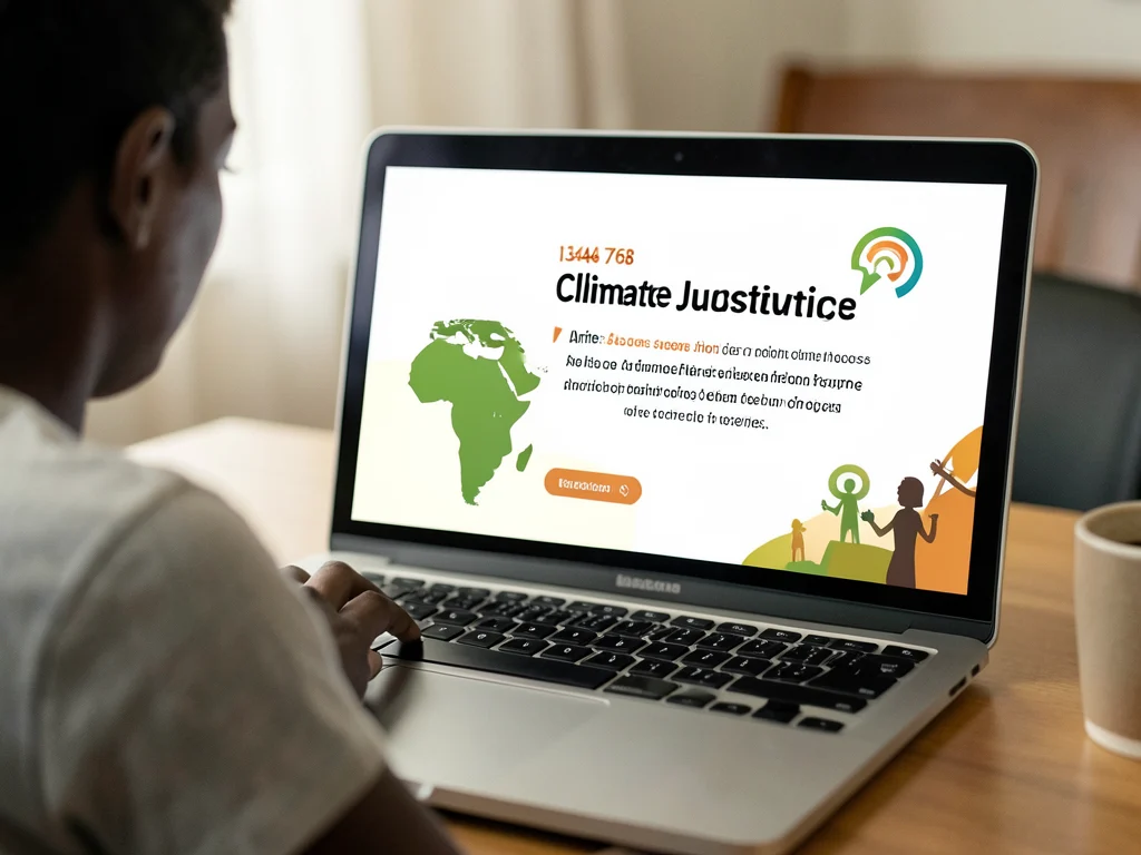 Creating a pitch deck for a climate justice storytelling project.