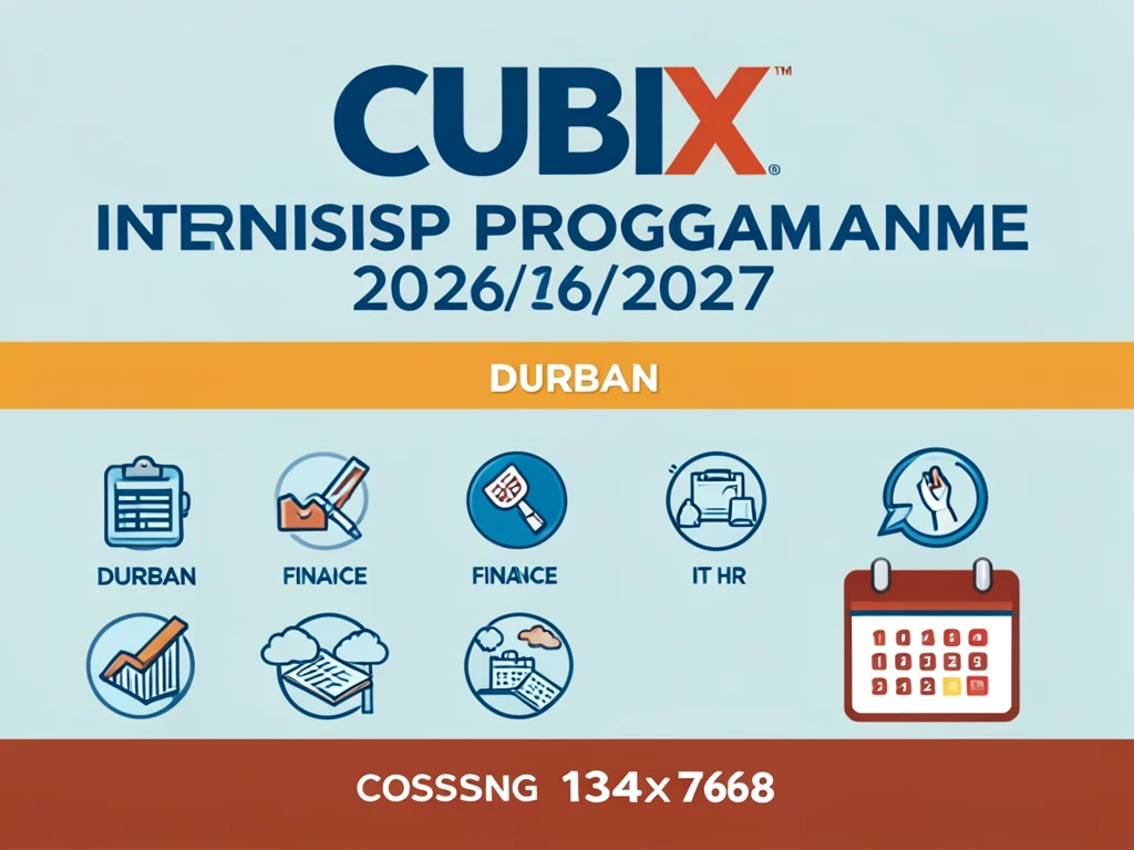 Key details of the Cubix Internship Programme.