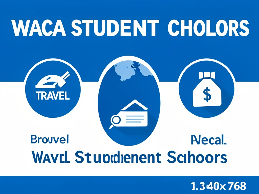 Visual representation of benefits for WACA Student Scholars.