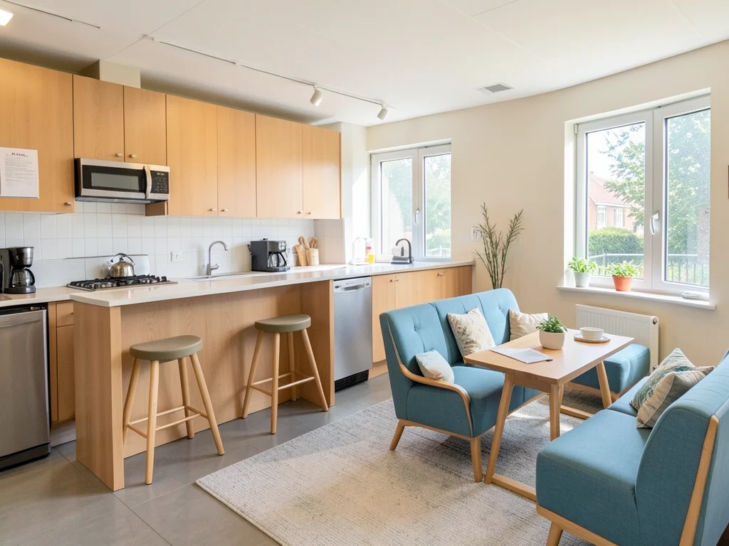 Communal accommodation provided for intern teachers.