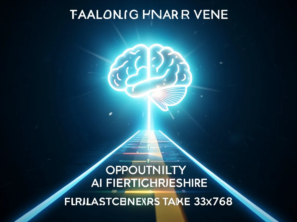 Symbolic image representing opportunity and success in AI entrepreneurship.