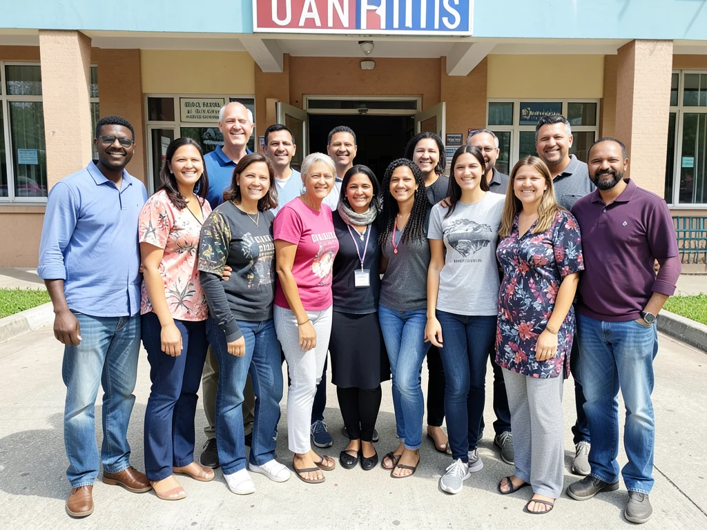 Diverse group of people representing inclusivity in education.