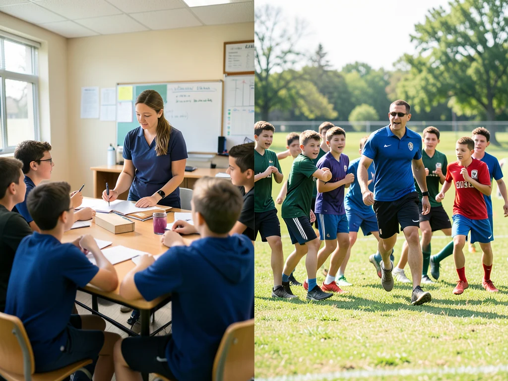 Interns gain experience in both academic and sports coaching at Uplands Preparatory School.