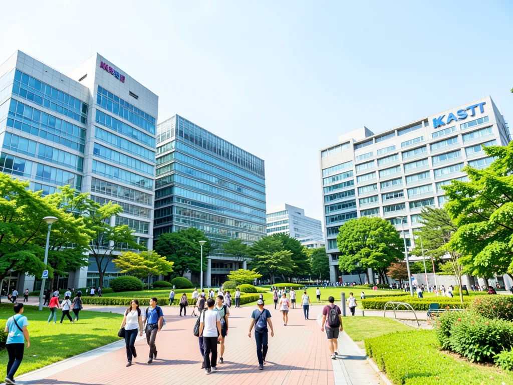 The modern KAIST campus in South Korea.