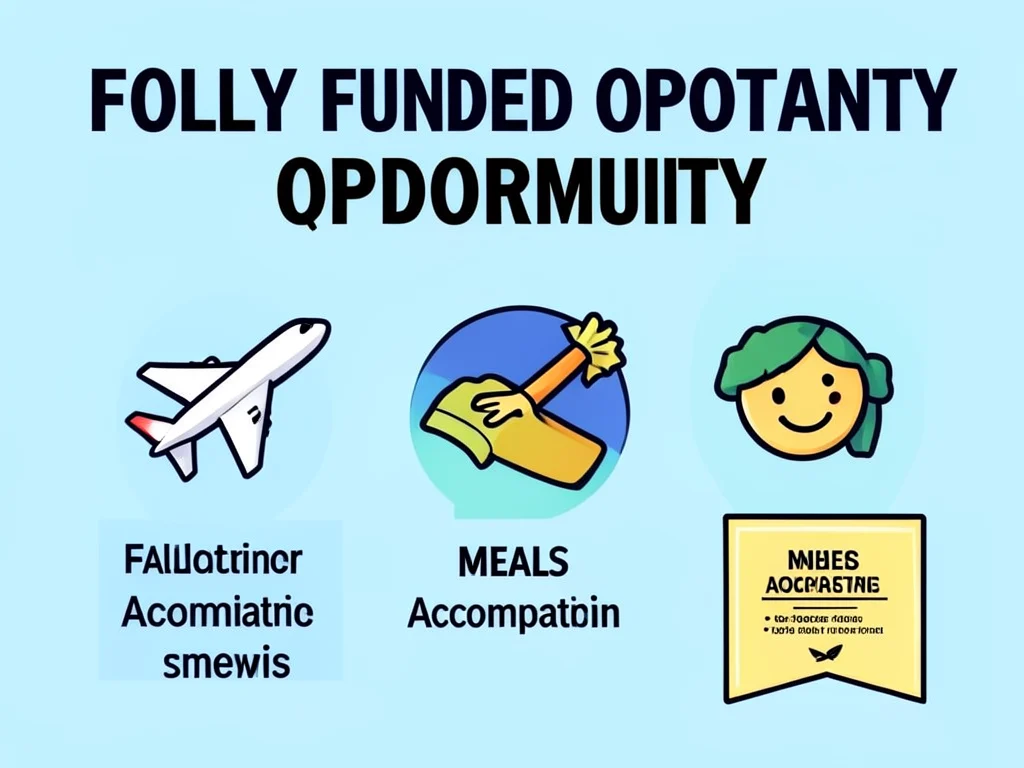 Infographic detailing the benefits included in the fully funded Global Peace Summit Greece 2026.
