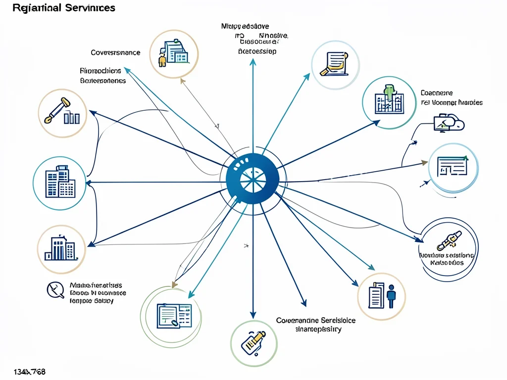 Diagram illustrating financial services regulatory and governance frameworks.