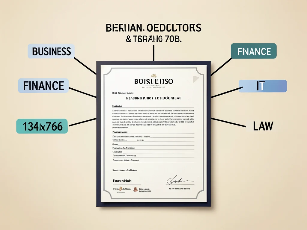 Illustration of degree requirements for the internship.