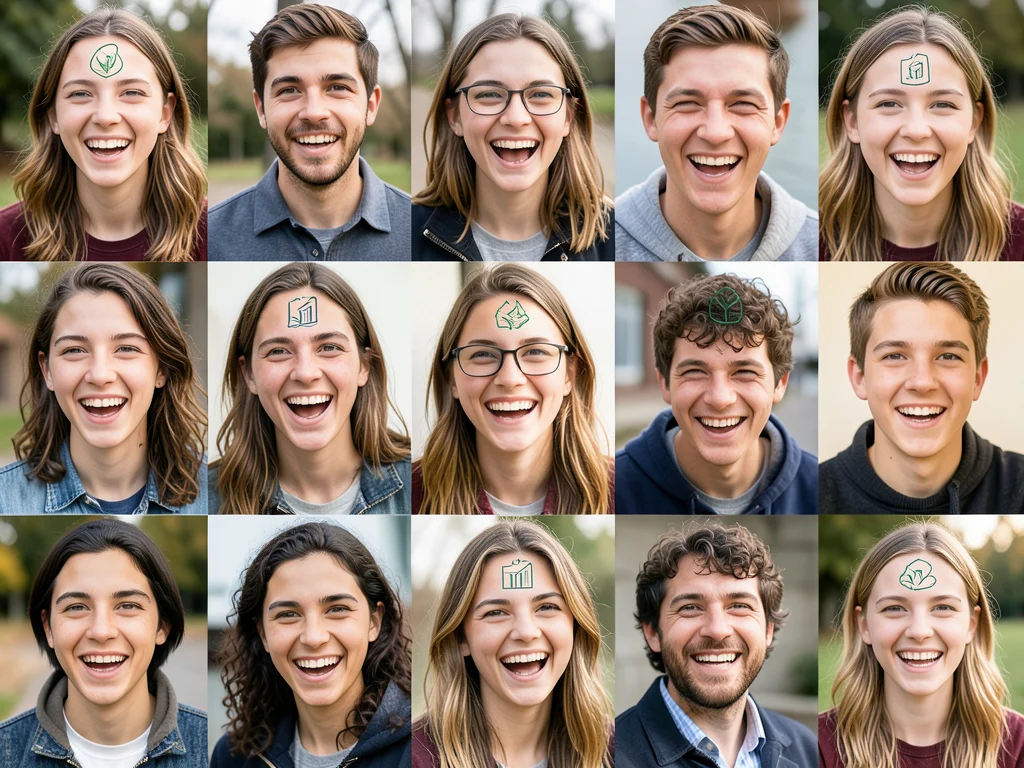 Diverse young Canadians passionate about creating positive change.