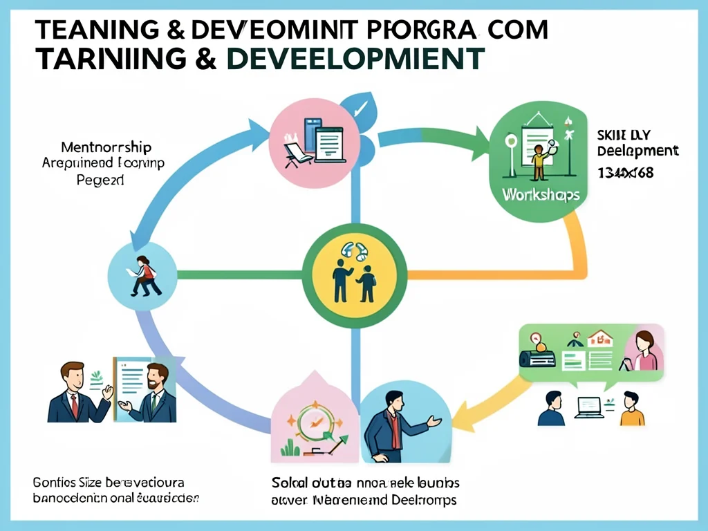 Visual representation of a learning and development pathway.