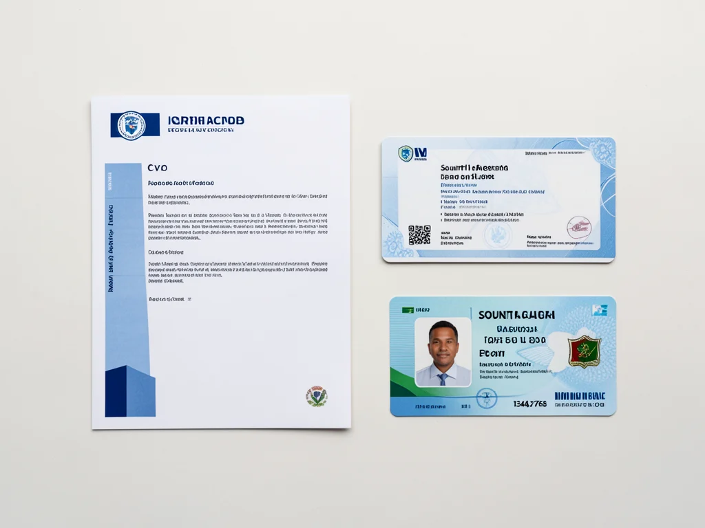Essential application documents for the internship: CV, Matric certificate, and ID.