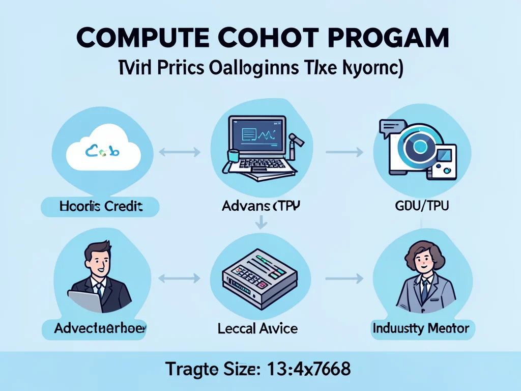 Infographic detailing the benefits of the Compute Cohort Program.