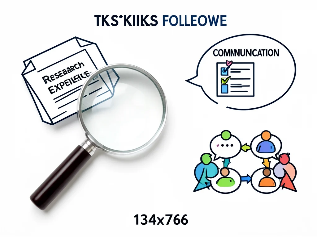 Visual representation of essential skills for fellowship applicants.