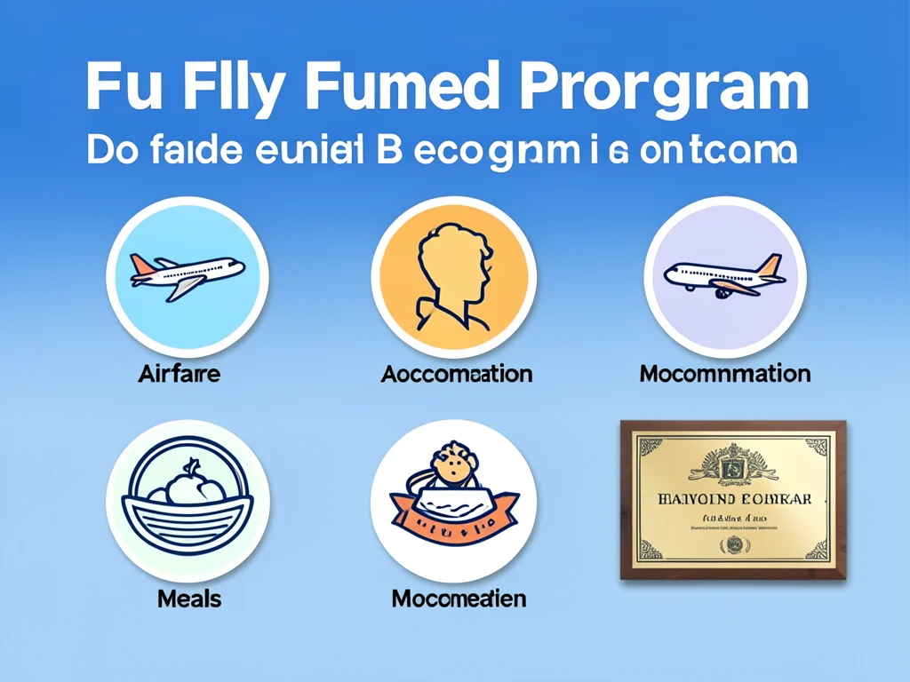 Infographic detailing the financial support provided by the program.