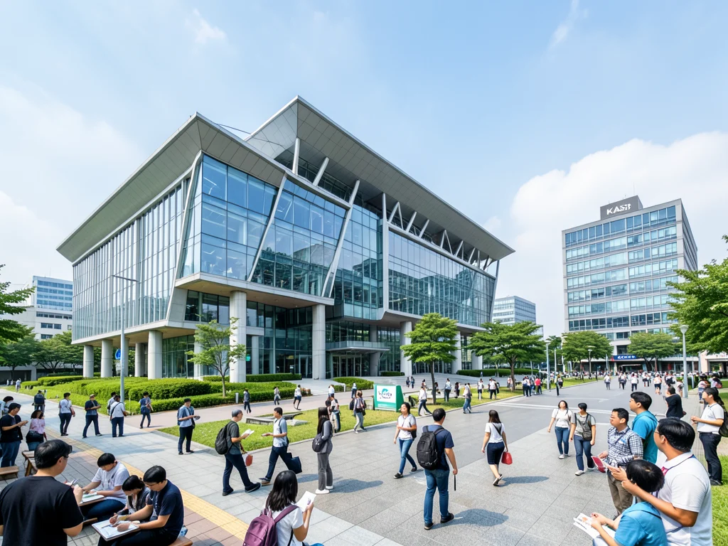 KAIST campus building, representing advanced research and academic excellence.