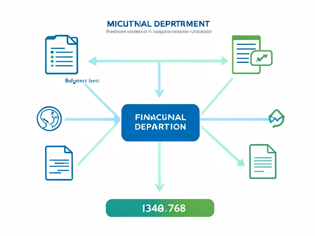 Conceptual graphic for Financial Management WIL program, showing financial processes.
