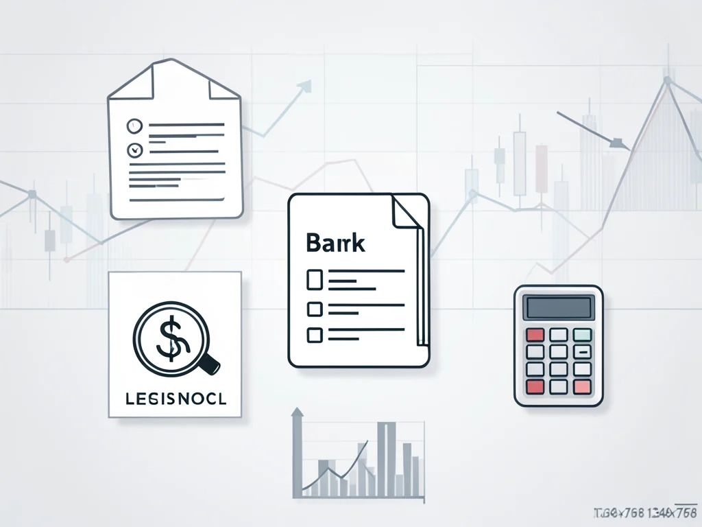 Visual icons representing various financial accounting tasks and responsibilities.