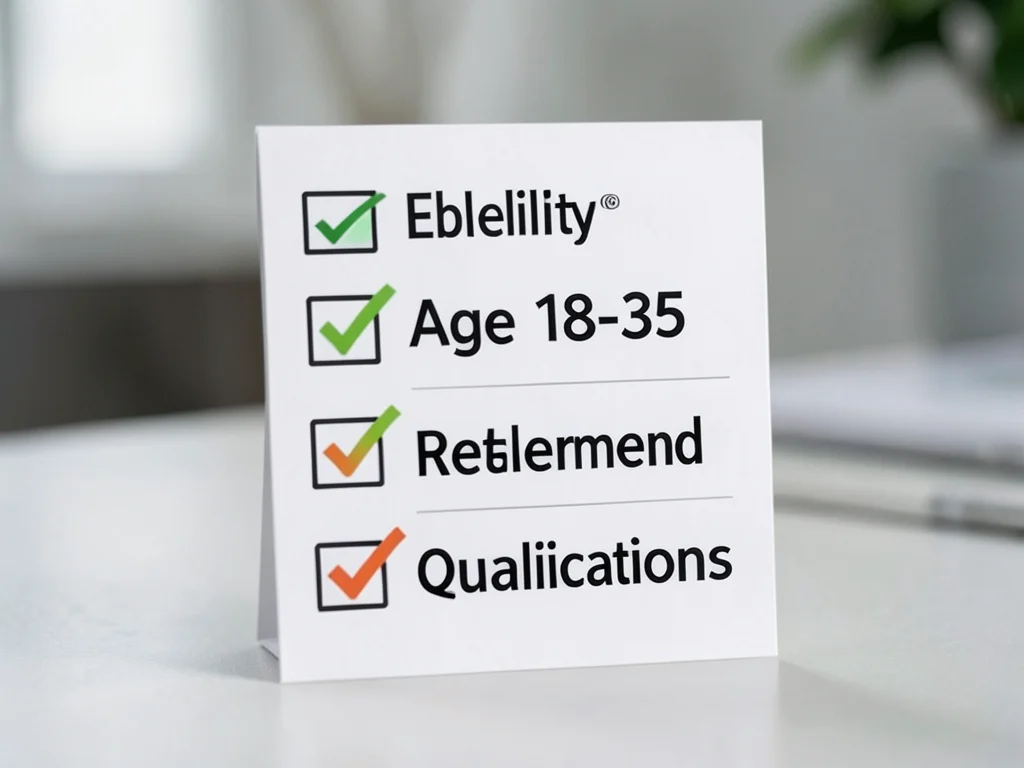 Visual representation of eligibility requirements for internships.