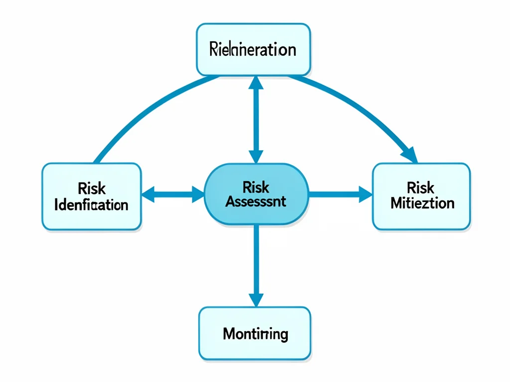 Diagram illustrating a risk management framework.