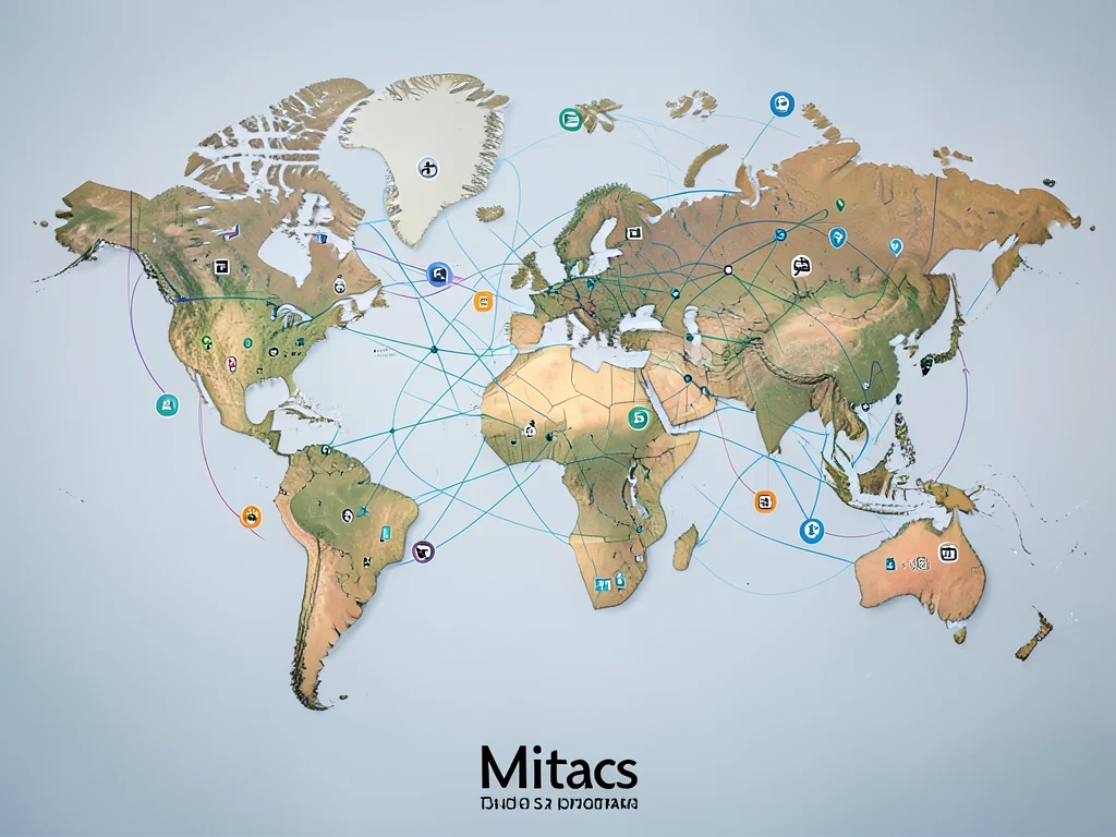 Global network of research collaboration fostered by the Mitacs Globalink Research Award program.