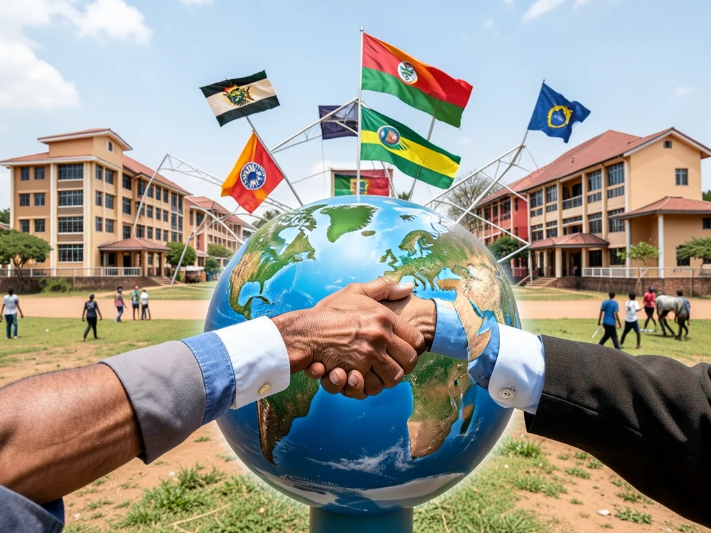 Symbolic image representing East African regional integration and academic collaboration.