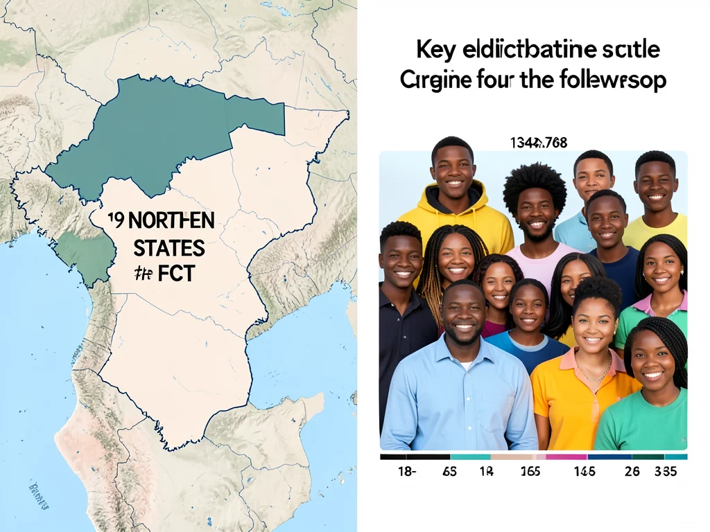 Map of Northern Nigeria and FCT alongside age range graphic for fellowship eligibility.