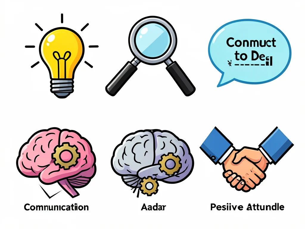Icons symbolizing essential skills and personal attributes sought by Fraser Alexander, such as initiative, communication, and adaptability.