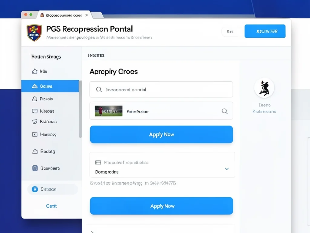 Online application portal for the PSG Graduate Programme.