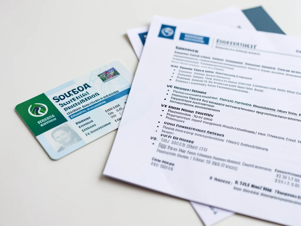 Essential application documents including ID, CV, and academic record.