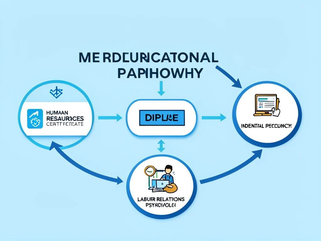 Educational pathway from Matric to Diploma/Degree in HR-related fields.